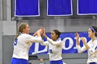 Volleyball vs MHC  Wheaton Women's Volleyball vs Mount Holyoke College. - Photo by Keith Nordstrom : Wheaton, Volleyball